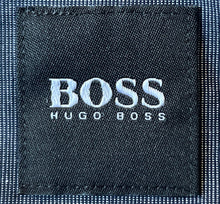 Load image into Gallery viewer, Hugo Boss Mens Blue White Leaf Print Short Sleeve Slim Fit Button-Up Shirt Sz XL