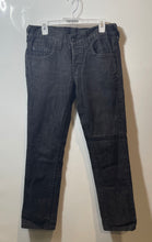 Load image into Gallery viewer, True Religion Mens Black Denim Dark Wash Pockets Casual Skinny Jeans Size 30