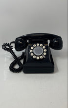 Load image into Gallery viewer, Microtel Model 999 HAC Black Vintage Style Rotary Telephone Not Tested