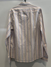 Load image into Gallery viewer, Marc Ecko Mens Multicolor Striped Long Sleeve Spread Collar Button-Up Shirt Sz M