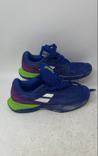 Load image into Gallery viewer, Babolat Boys Jet Mach 3 All Court Blue Low Top Lace-Up Sneaker Shoes Size 6