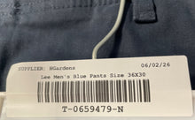 Load image into Gallery viewer, Lee Performance Series Mens Blue Slash Pockets Straight Leg Chino Pants Sz 36X30