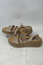 Load image into Gallery viewer, Cordani Womens Beige Open Round Toe Buckle Strappy Sandals Size EUR 40