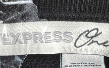 Load image into Gallery viewer, Express Womens Black Long Sleeve V-Neck MidI Length Sweater Dress Size Medium