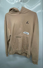 Load image into Gallery viewer, Air Jordan Mens Beige Long Sleeve Pockets Pullover Hoodie Size Medium