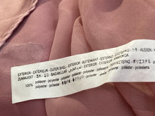 Load image into Gallery viewer, Zara Womens Pink Satin Pointed Collar Long Sleeve Pullover Mini Dress Size XS