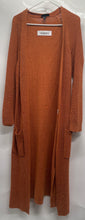Load image into Gallery viewer, Allison Brittney Womens Brown Long Sleeve Open-Front Cardigan Sweater Size L
