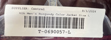 Load image into Gallery viewer, RGA Mens Burgundy Collared Long Sleeve Full-Zip Jacket Size Large