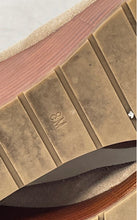 Load image into Gallery viewer, Kenneth Cole Womens Octavia Beige Suede Wood Stacked Heel Slingback Sandals 8M