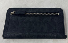 Load image into Gallery viewer, Michael Kors Womens Fulton Black Signature Leather Continental Bifold Wallet