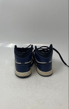 Load image into Gallery viewer, Nike Kids Air Jordan 1 Retro High OG Blue White Lace-Up Sneaker Shoes Size 9C