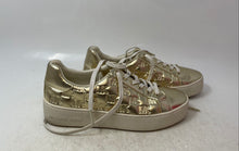 Load image into Gallery viewer, Michael Kors Womens Emmett Gold Lace-Up Low Top Sneakers Shoes Size 7.5 M