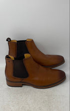 Load image into Gallery viewer, Florsheim Mens Anthem Brown Leather Pull On Ankle Chelsea Boots Size 8