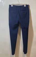 Load image into Gallery viewer, Zara Mens Blue Flat Front Stretch Straight Leg Dress Pants Size 30