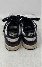 Load image into Gallery viewer, Nike Kids Dunk Low Black White Leather Low Top Lace-Up Sneaker Shoes Size 10.5C