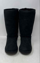 Load image into Gallery viewer, UGG Womens Classic Tall II Black Round Toe Knee High Winter Boots Size 6