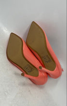 Load image into Gallery viewer, Shoe Republic LA Womens Pink Coral Pointed Toe Ankle Strap Pump Heels Size 7.5