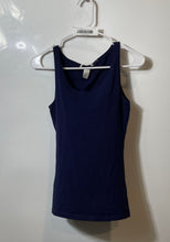 Load image into Gallery viewer, H&M Womens Blue Sleeveless Scoop Neck Stretch Pullover Tank Top Size Small