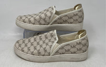 Load image into Gallery viewer, Michael Kors Mens Keaton Beige White Monogram Print Low Top Sneakers Shoes Sz 7M