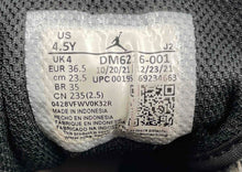 Load image into Gallery viewer, Authentic Nike Unisex Kids Air Jordan 1 White Purple Sneaker Shoes Sz 4.5Y Worn
