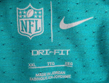 Load image into Gallery viewer, Nike Mens Dri-Fit Green Orange NFL Miami Dolphins Short Sleeve T-Shirt Size XXL