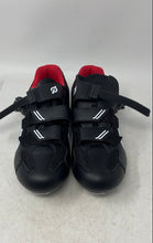 Load image into Gallery viewer, Peloton Unisex Black Printed Hook And Loop Sports Cycling Shoes Size EU 40
