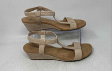 Load image into Gallery viewer, Alfani Womens Voyage Brown Open Toe Wedge Heel T-Strap Strappy Sandals Size 8 M