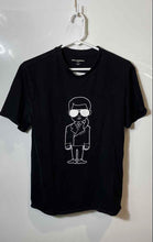 Load image into Gallery viewer, Karl Lagerfeld Mens Black Cotton Short Sleeve Crew Neck Graphic T-Shirt Size S