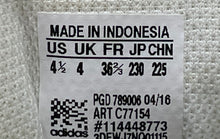 Load image into Gallery viewer, Adidas Boys Superstar C77154 White Black Leather Lace-Up Sneaker Shoes Size 4.5