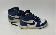Load image into Gallery viewer, Nike Kids Air Jordan 1 Retro High OG Blue White Lace-Up Sneaker Shoes Size 12C