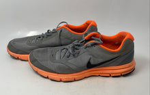 Load image into Gallery viewer, Nike Mens Lunarfly 2 H2O Repel Gray Orange Lace-Up Sneaker Shoes Size 13
