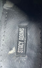 Load image into Gallery viewer, Stacy Adams Mens Forrest 20114-001 Black Leather Oxford Dress Shoes Size 10.5W