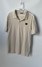 Load image into Gallery viewer, Karl Lagerfeld Mens Beige Short Sleeve Collared Golf Polo Shirt Size XL