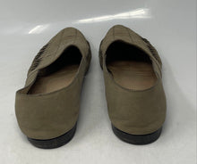 Load image into Gallery viewer, Authentic Giorgio Armani Mens Gray Loafer Shoes Size EUR 41.5 Worn Damaged