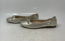 Load image into Gallery viewer, Cole Haan Womens Keira W25777 Gold Round Toe Slip-On Ballet Flats Size 7.5 B