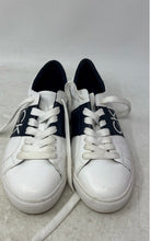 Load image into Gallery viewer, Calvin Klein Womens Gwena White Blue Round Toe Lace-Up Sneakers Shoes Size 8M