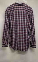 Load image into Gallery viewer, Michael Kors Mens Purple Plaid Long Sleeve Dress Shirt Size L 16 1/2 34-35