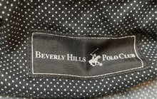 Load image into Gallery viewer, Beverly Hills Polo Club Mens Black White Dots Long Sleeve Collared Dress Shirt L