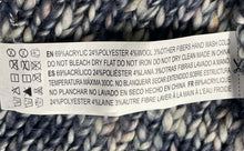 Load image into Gallery viewer, Forever 21 Womens Gray Multicolor Marled Knit Slit Hem Pullover Sweater Size L