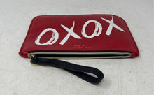 Load image into Gallery viewer, Victoria's Secret Womens Red White XOXO Zipper Wristlet Strap Clutch Purse