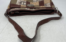 Load image into Gallery viewer, Etienne Aigner Womens Beige And Brown Patchwork Inner Pocket Shoulder Handbag