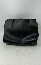 Load image into Gallery viewer, Guess Womens Black Monogram Inner Pockets Double Handle Magnetic Satchel Bag