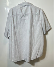Load image into Gallery viewer, Calvin Klein Mens White Printed Cotton Short Sleeve Button-Up Shirt Size XXL