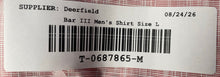 Load image into Gallery viewer, Bar III Mens Pink Long Sleeve Collared Stretch Slim Fit Dress Shirt Sz L 16-15.5