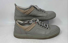 Load image into Gallery viewer, Del Toro Mens Gray Leather Low Top Lace-Up Sneaker Shoes Size 12