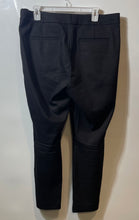 Load image into Gallery viewer, Loft Womens Black Flat Front Slash Pockets Pull-On Ankle Pants Size 12