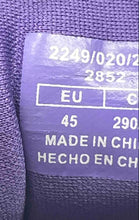 Load image into Gallery viewer, Zara Mens Purple & White Leather Lace-Up Sneaker Shoes Size 45