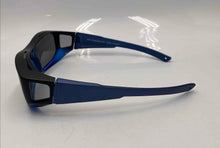 Load image into Gallery viewer, Ideal Men's Blue/Black Overlap 588-9073 Polarized Sunglasses UV400 (NCL)