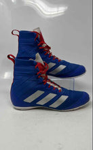 Load image into Gallery viewer, Adidas Mens Speedex 18 FZ5308 Blue Red Silver Lace-Up Boxing Shoes Size 6