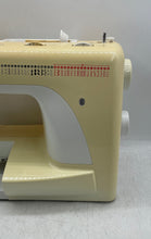 Load image into Gallery viewer, Singer 2932 Yellow White Portable Household Sewing Machine Untested No Cables